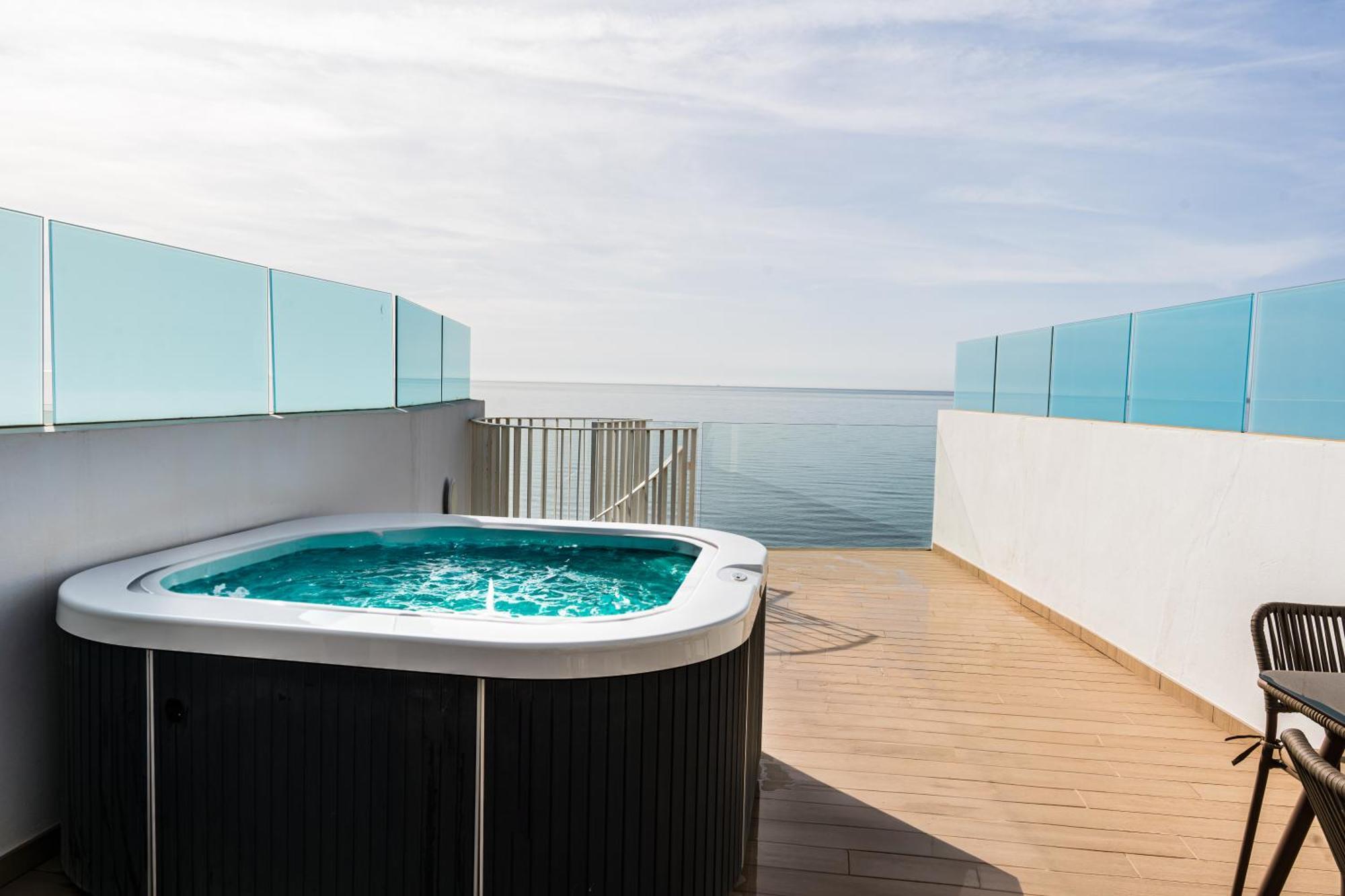 Panoramic Seaview Penthouse The Wave Apartment Fuengirola Bagian luar foto