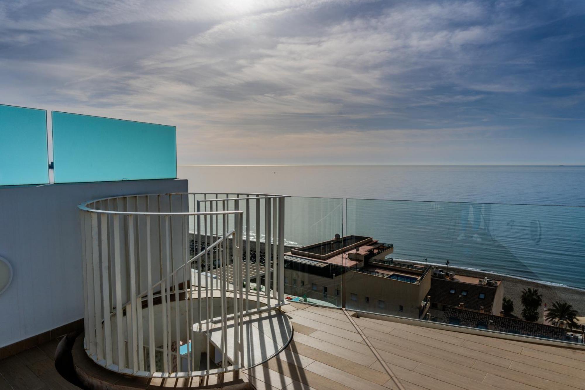 Panoramic Seaview Penthouse The Wave Apartment Fuengirola Bagian luar foto